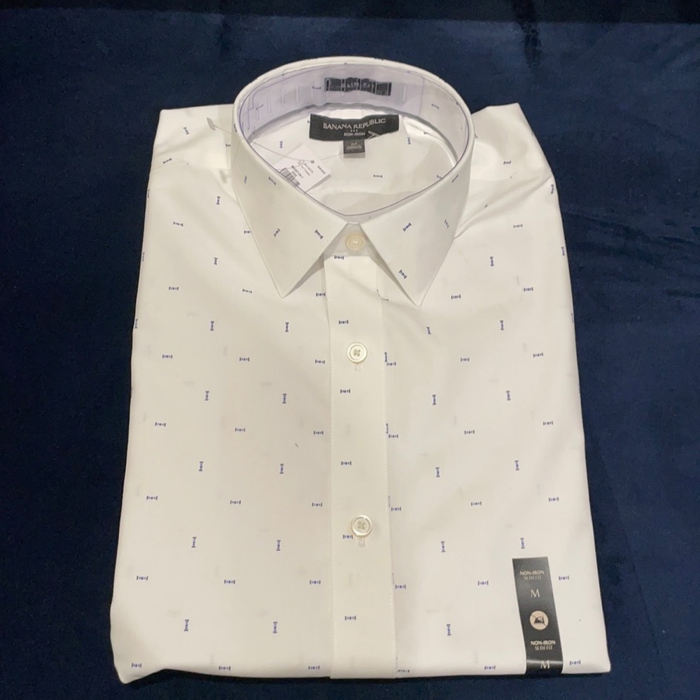NWT dress shirt from banana republic pattern